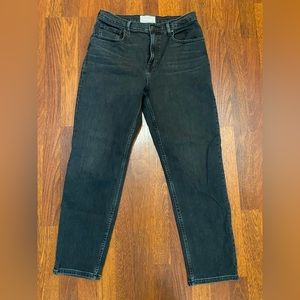 Everlane High-Rise Straight Jeans Dark Gray Size 30